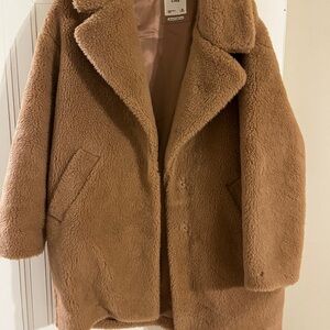 Abercrombie & Fitch Tan Teddy Jacket